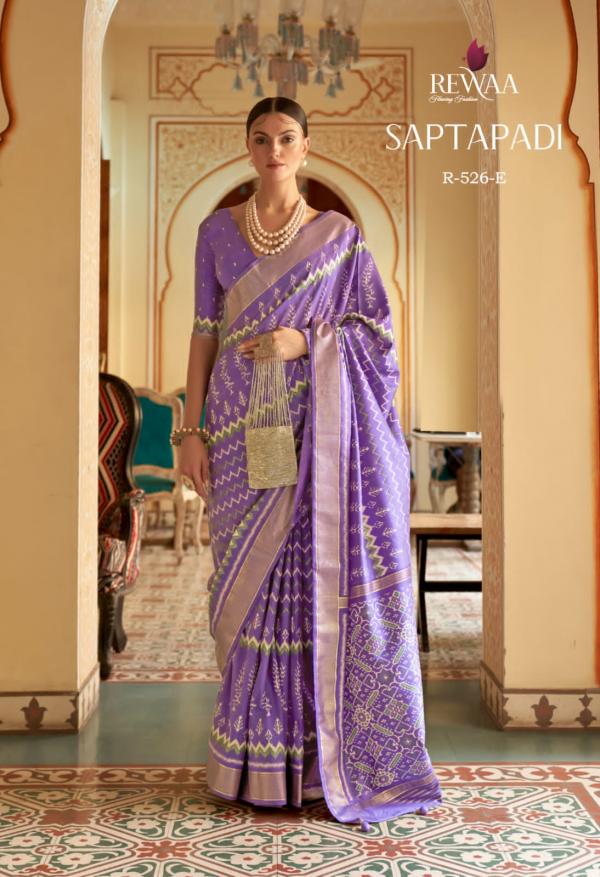 Rewaa Saptapadi Designer Patola Silk Saree Collection